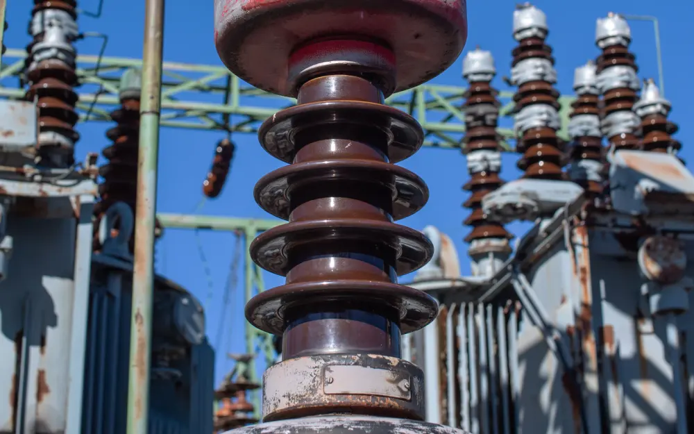 High-voltage substation insulators and equipment